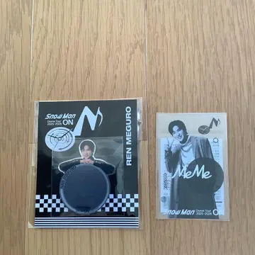 SnowMan 메구로 렌 ON 굿즈 거울 스티커 클리어 스티커