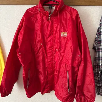 D-LO NYC 빨간색 나일론 자켓 bboy 90s