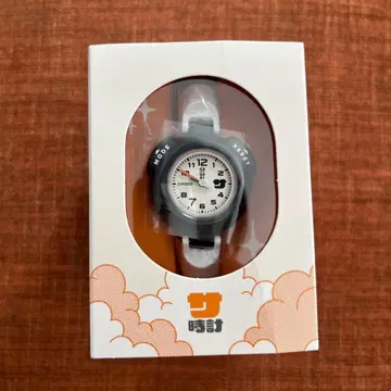 CASIO 시계 블랙/오렌지