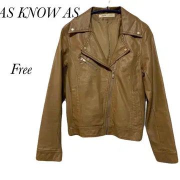 AS KNOW AS 아즈노아즈 라이더즈 자켓 F