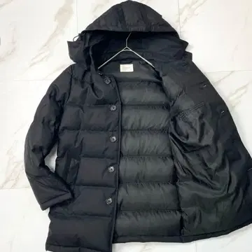 [ 새상품급 2way ] 다케오 키쿠치 다운 자켓 코트 울 블랙 L
