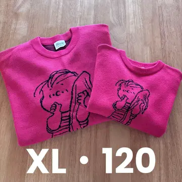 [ BAYFLOW ] PEANUTS 니트 커플룩 여성용 키즈 새상품급