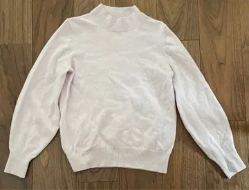 23구 하이넥 스웨터 옅은 라벤더