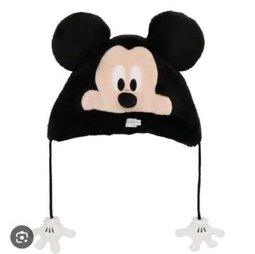 미키마우스 플리스 모자