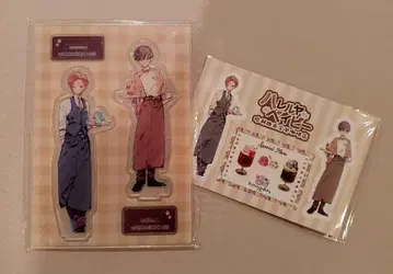 하레루야 베이비 콜라보 카페 아크릴 스탠드 미야코&후유카 스티커 포함