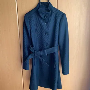 m.f.editorial 스탠드 카라 코트 M