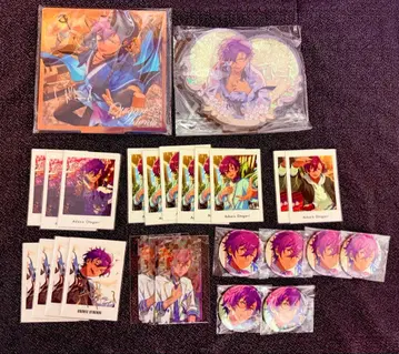 앙스타 오토카리 아도니스 중국 아크릴 스탠드 캔 배지 파샤츠 홀로 카드