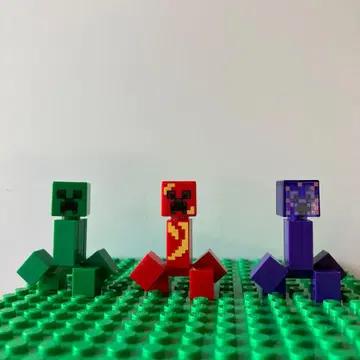 LEGO 마인크래프트 미니 피규어 인챈트 크리퍼 마법에 걸린 정품