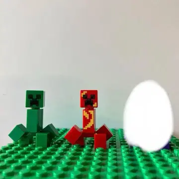 LEGO 마인크래프트 미니 피규어 인챈트 크리퍼 마법에 걸린 정품