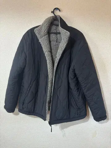 SHIPS 블랙 플리스 자켓 M