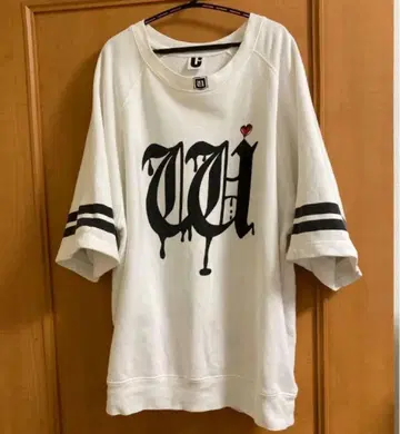 UVERworld 신지 프로듀스 스웨트 셔츠 T셔츠 화이트