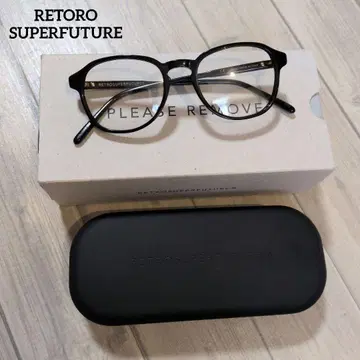 RETROSUPERFUTURE 블랙 웰링턴 안경