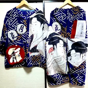 우타마로 우키요에 간세이 삼미인 셋업 명선