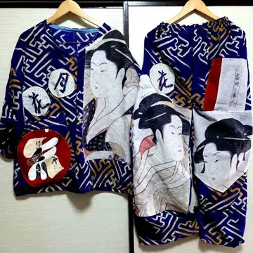 우타마로 우키요에 간세이 삼미인 셋업 명선