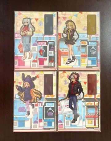 몬스토 남코 한정판 아크릴 스탠드 전 4종 컴플리트 세트