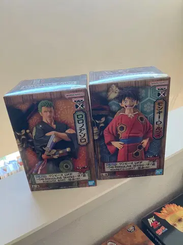 원피스 조로 루피 피규어 세트