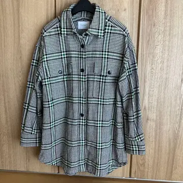 BEAUTY&YOUTH 체크 무늬 셔츠 자켓