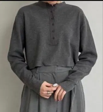 안느크 와플 롱T