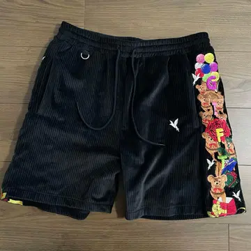 doublet 숏팬츠 곰 자수