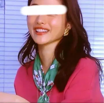 새상품급) 마니프리 스카프 그린 계열