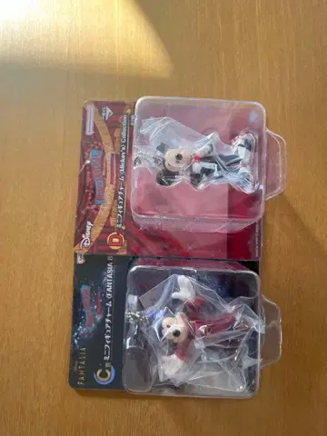 미키마우스 아크릴 키링 클리어 파일 세트