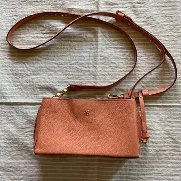 사자비 핑크 가죽 지갑 숄더백