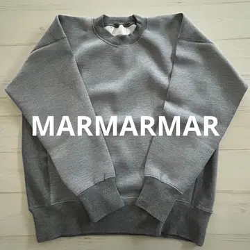 [ MARMARMAR ] 맨투맨 그레이 프리 사이즈