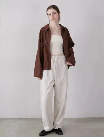 LA PEAU DE GEM 컷워크 코듀로이 팬츠 36