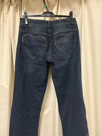 하트형 포켓 데님 팬츠