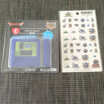 드래곤 퀘스트 복권 사운드 블록 (레벨업) 데코레이션 씰