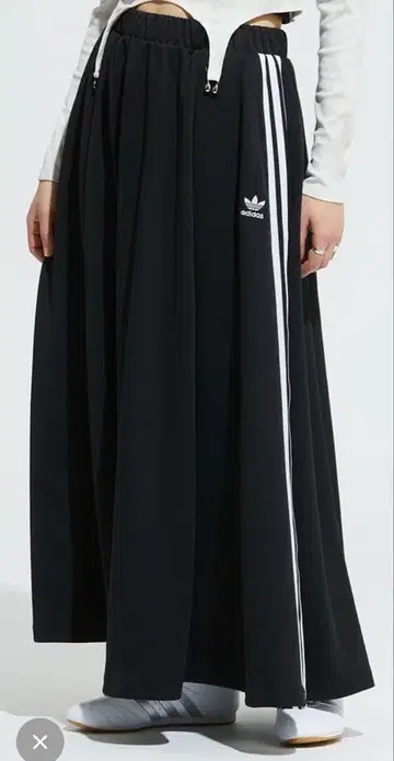 adidas 블랙 롱 스커트