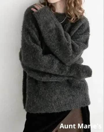 Aunt Marie's/믹스 부클 니트