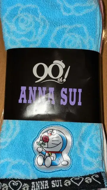 미사용 안나수이 도라에몽 타월 손수건 5장