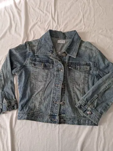 7부 G 데님 자켓 프리 사이즈