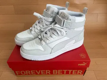 PUMA 스니커즈 리바운드 조이 하이 와이드 라이트 그레이