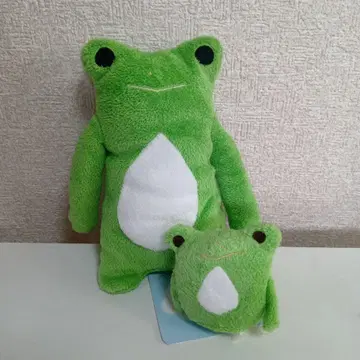 개구리 봉제 인형 2체 세트
