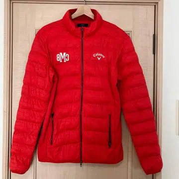 Callaway 빨간색 퀼팅 자켓 CMB