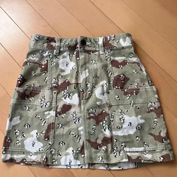 Xgirl 카모플라주 타이트 스커트