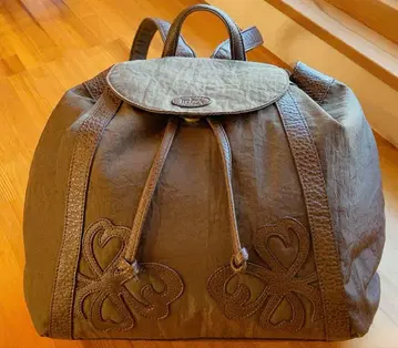 IBIZA 자수 백팩 브라운