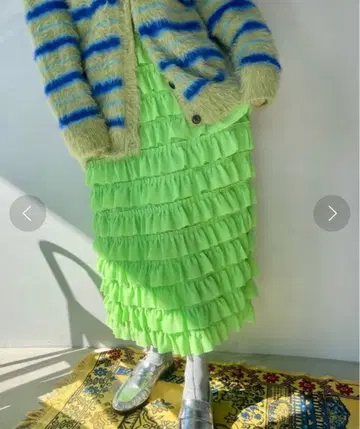 티어드 프릴 스커트 [ SANSeLF ] 산세르프