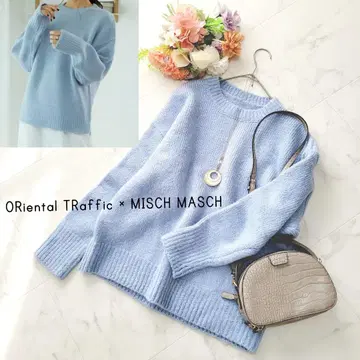 새상품급*미슈마슈*색스 니트 풀오버