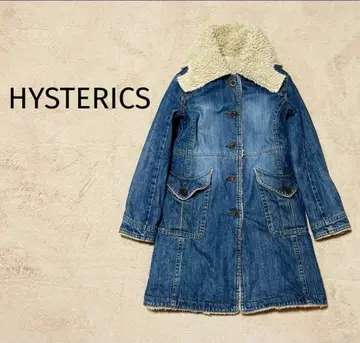 HYSTERIC 데님 자켓 보아 옷깃