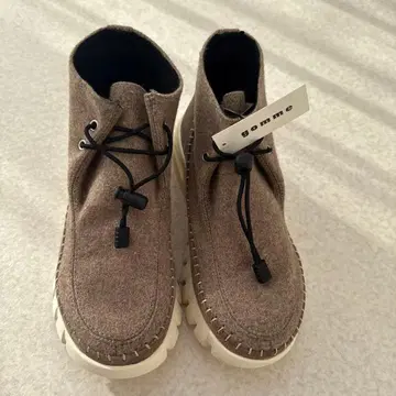 gamme 울 스웨이드 하이컷 부츠