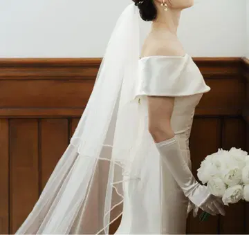 타카미 브라이덜 롱 베일 웨딩 베일 3m