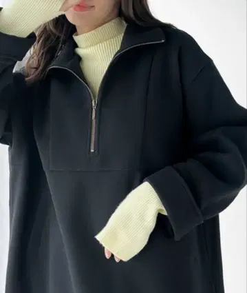 classicalelf 하프 지퍼 풀오버 맨투맨