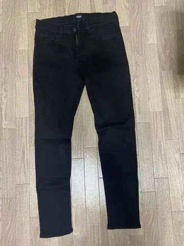 스키니 데님 블랙 L 사이즈