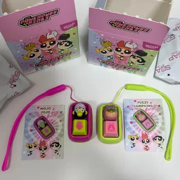 파워퍼프걸스 키캡 keycaps 2개 세트