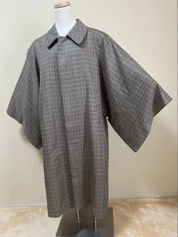 [ 새상품급 ] 남성용 일본 의류용 실크울 각소매 코트 L 사이즈