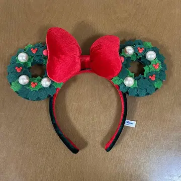 디즈니 크리스마스 리스 머리띠 2024