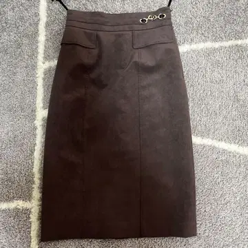 PINKY&DIANNE 브라운 타이트 스커트